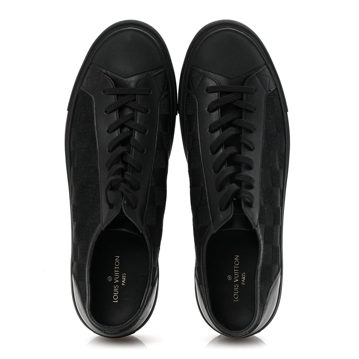 Canvas Calfskin Damier Mens Tattoo Sneakers 9