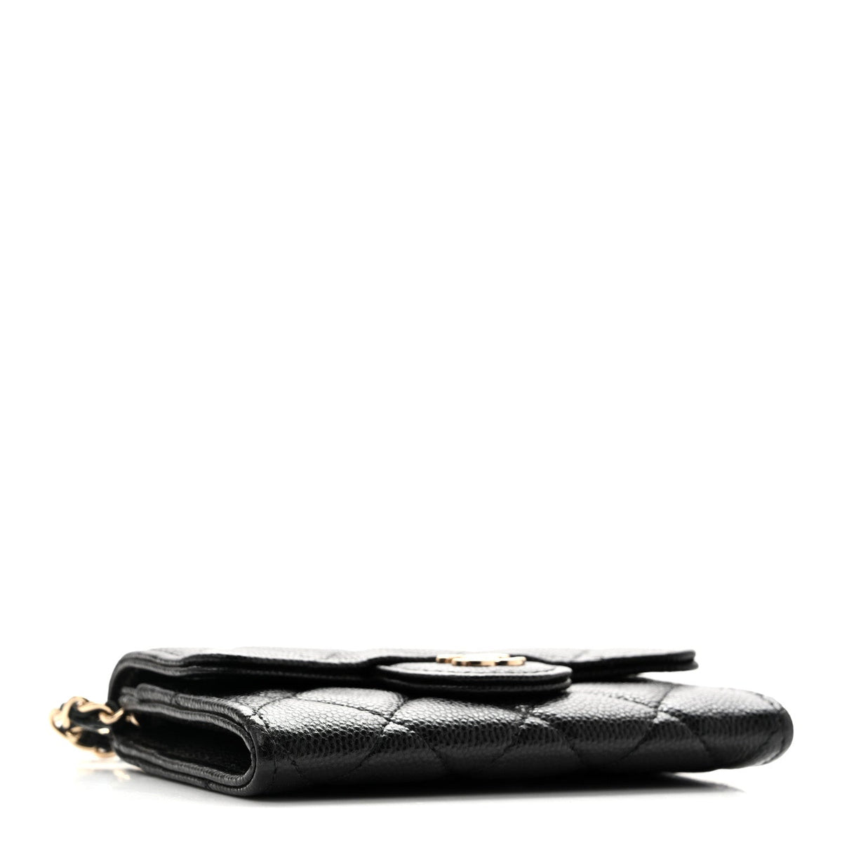 Caviar Quilted Belt Bag Black