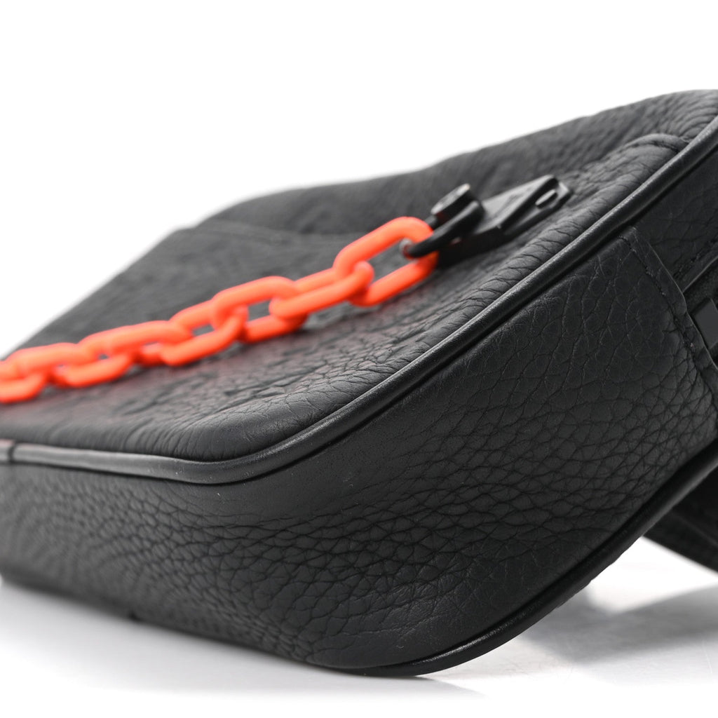 Taurillon Monogram Uniformes Solar Ray Soft Pochette Volga Belt Bag Black