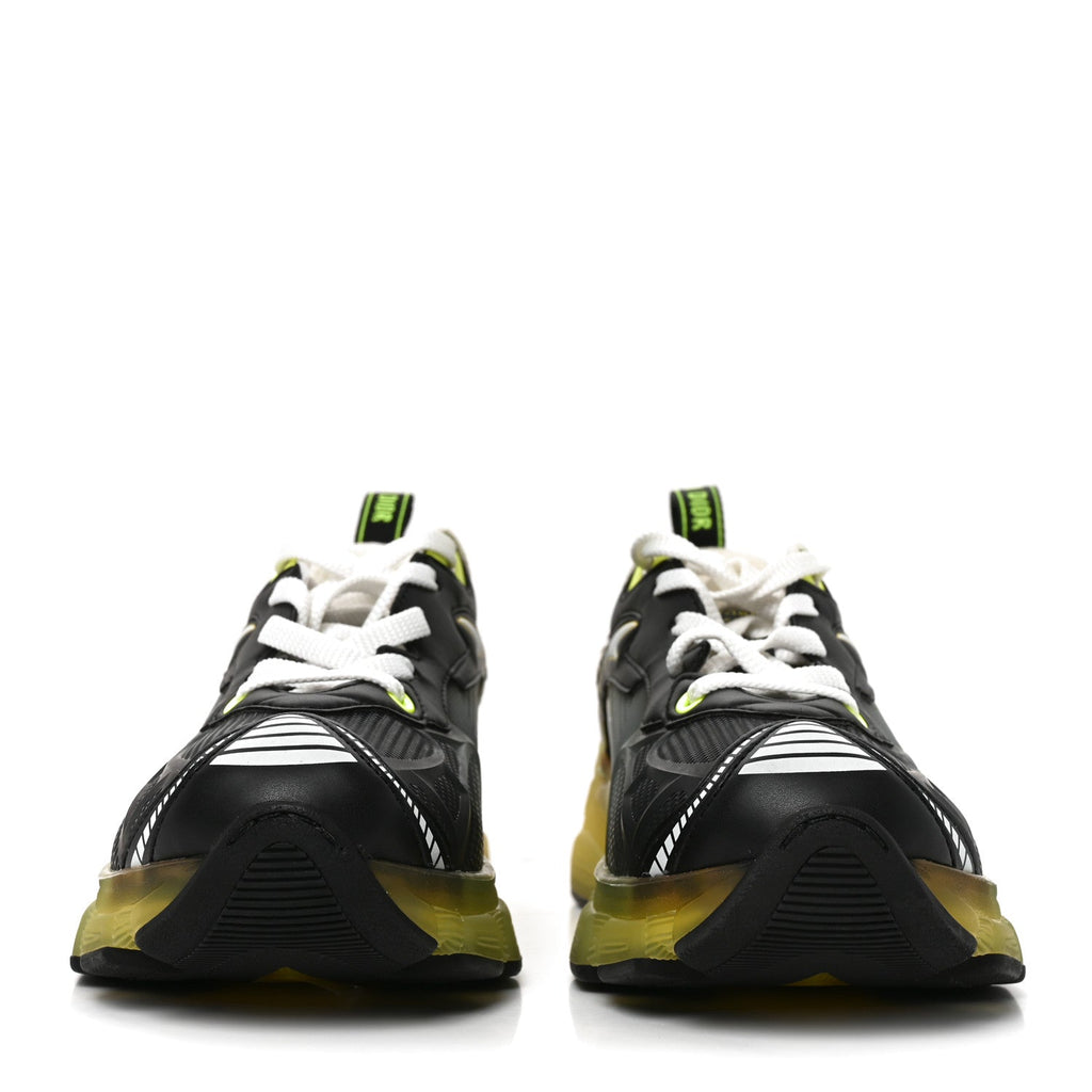 Matte Technical Fabric Mesh Dior Vibe Sneakers 37.5 White Yellow