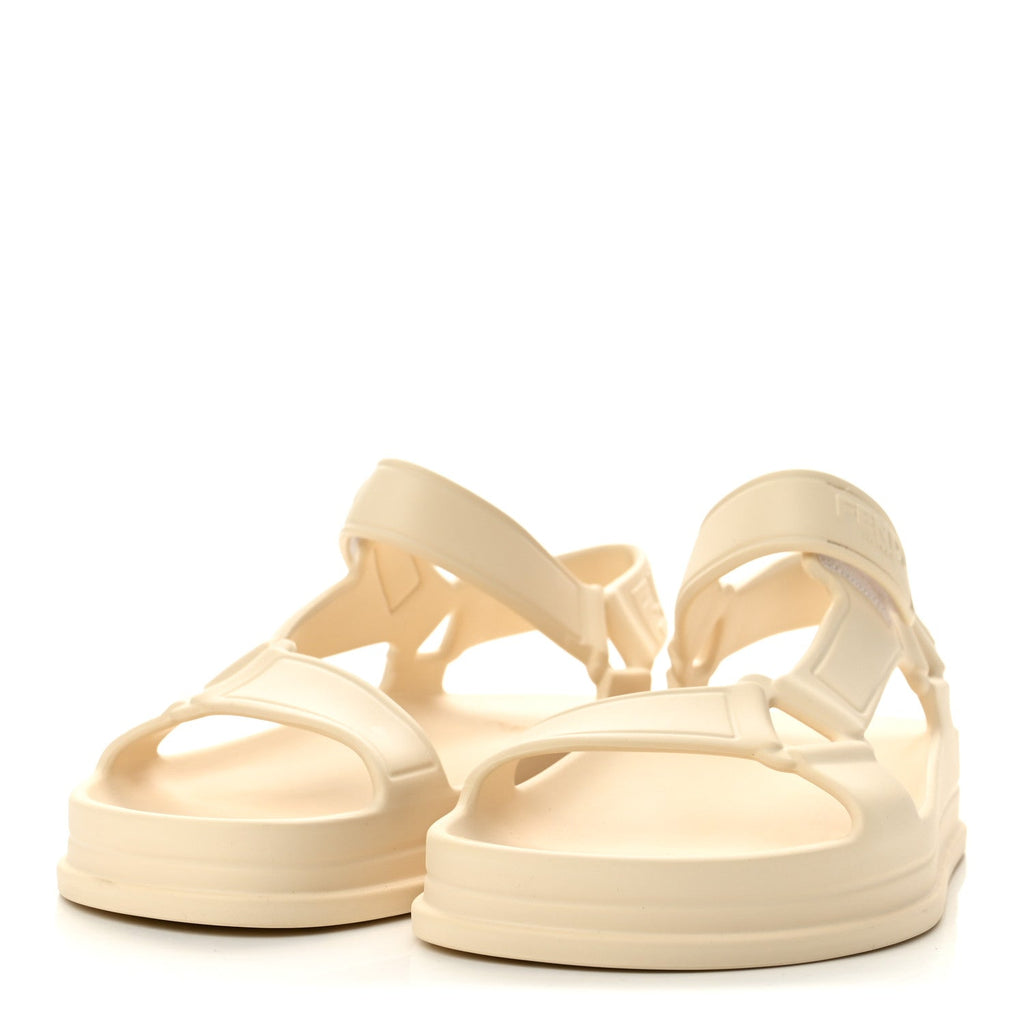 Rubber FF Sporty Hiker 25mm Sandals 38 Chalk