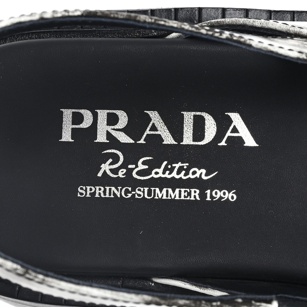 Spazzolato Fume Re-Edition 1996 Buckle Sandals 39 Bianco