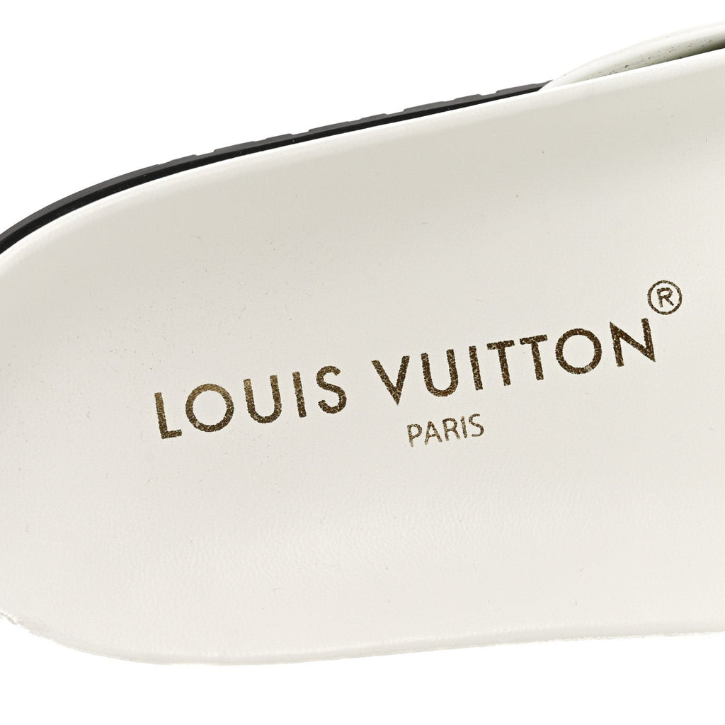 Calfskin LV Isola Sandals 40 White