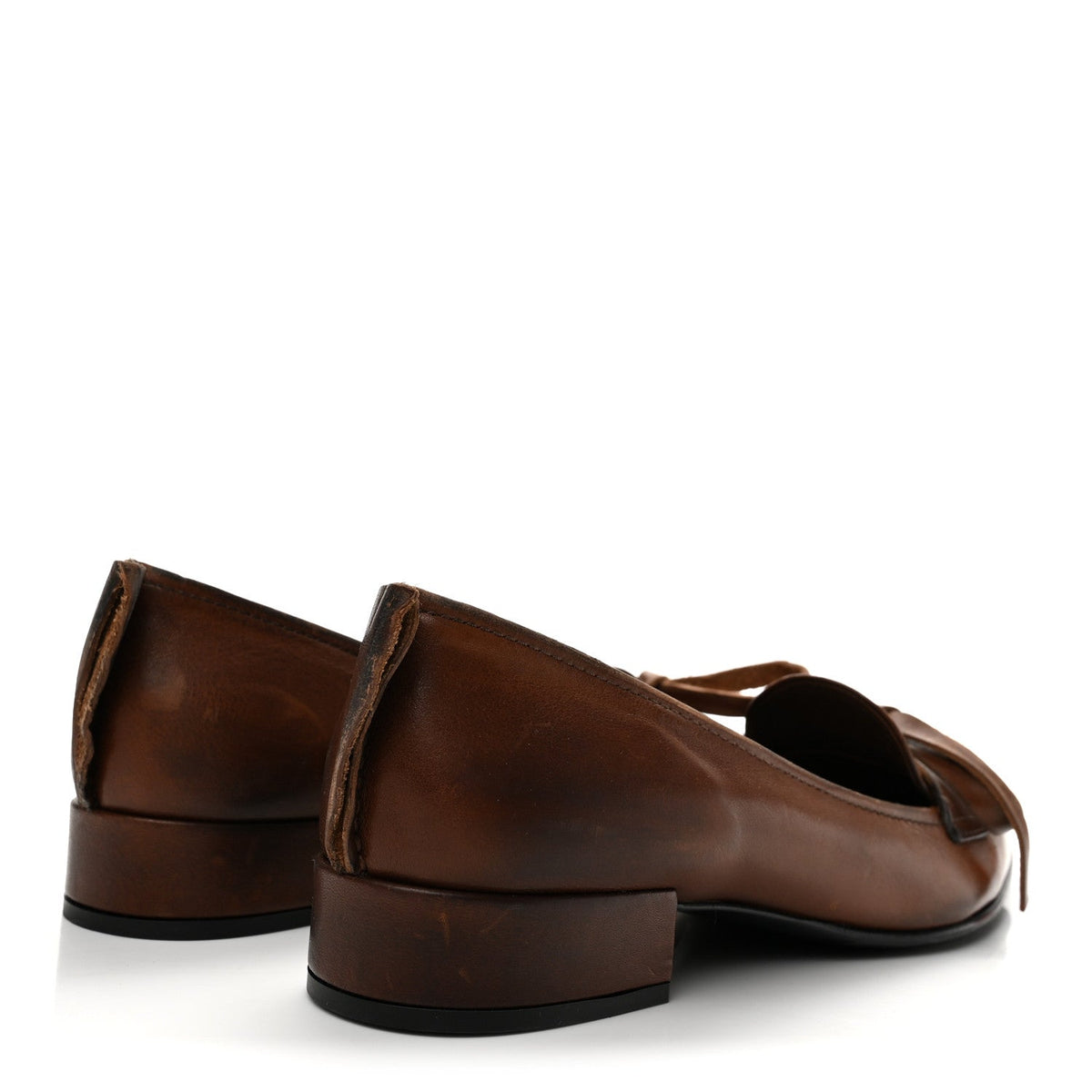 Vitello Old Bow Loafers 39 Cacao
