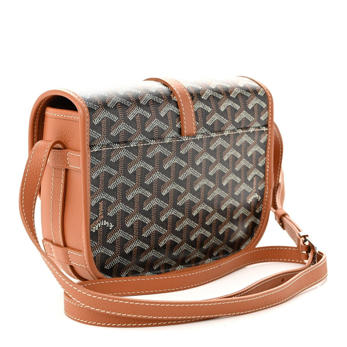 Goyardine Belvedere II PM Messenger Bag Black Gold