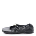 Lambskin Pebble Ballerina Flats 35 Black
