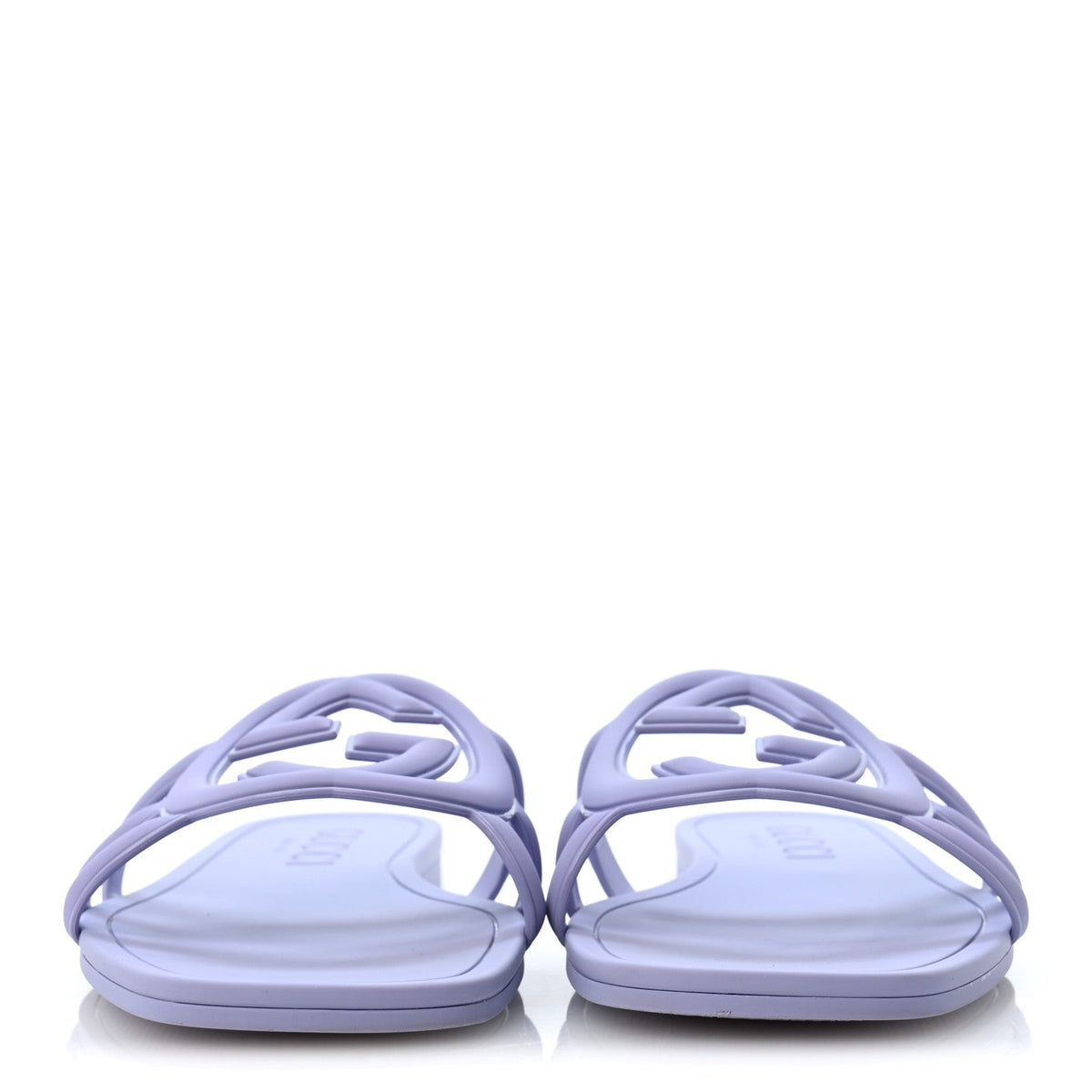 Rubber Interlocking G Womens Slide Sandals 40 Roger Glicine