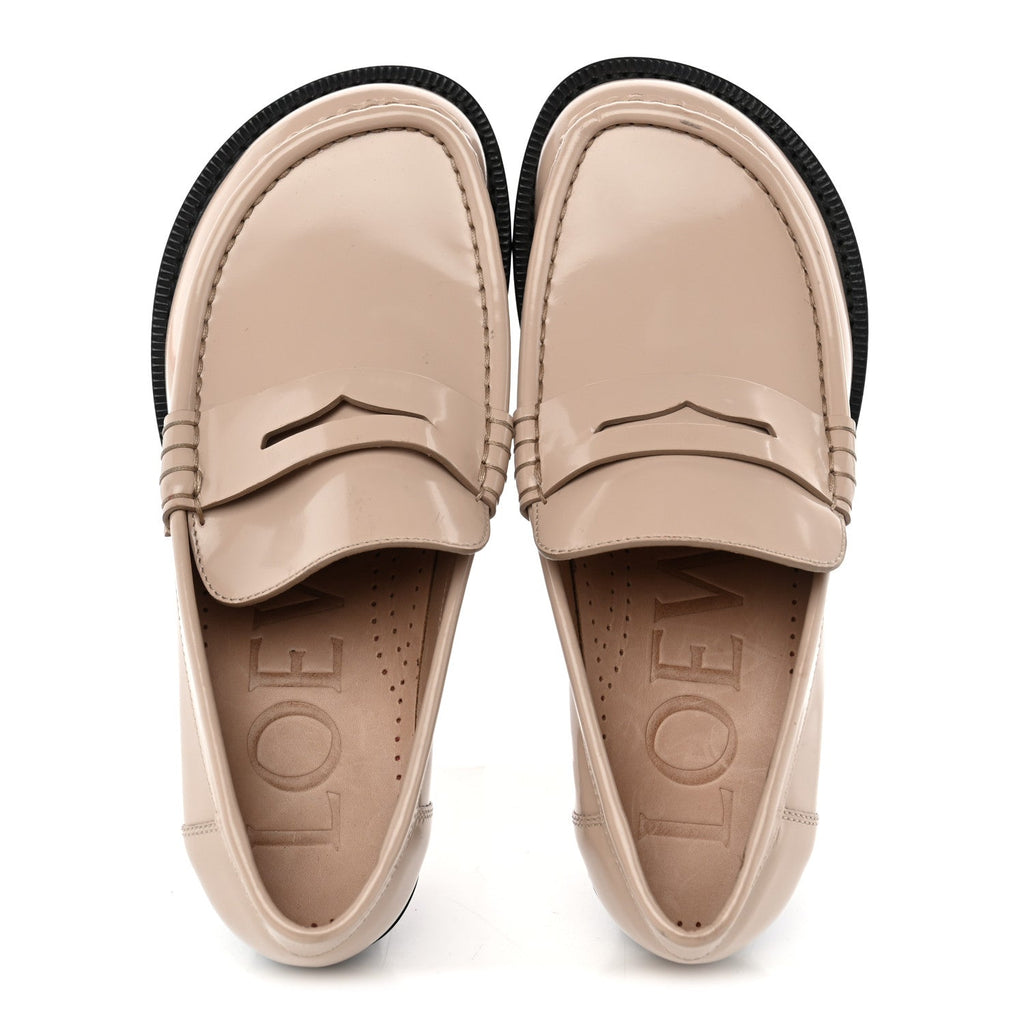Brushed Calfskin Campo 45mm Loafers 37 Light Pink