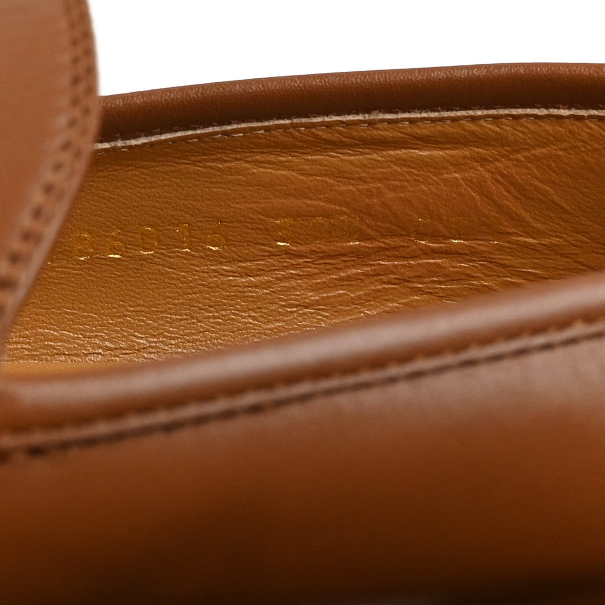 Calfskin Womens Jordaan Loafers 38.5 Sweet Chestnut