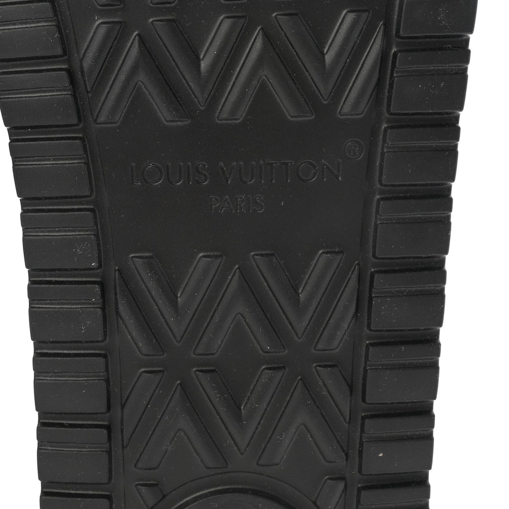 Monogram LV Sunset Comfort Flat Sandals 37 Cacao Brown