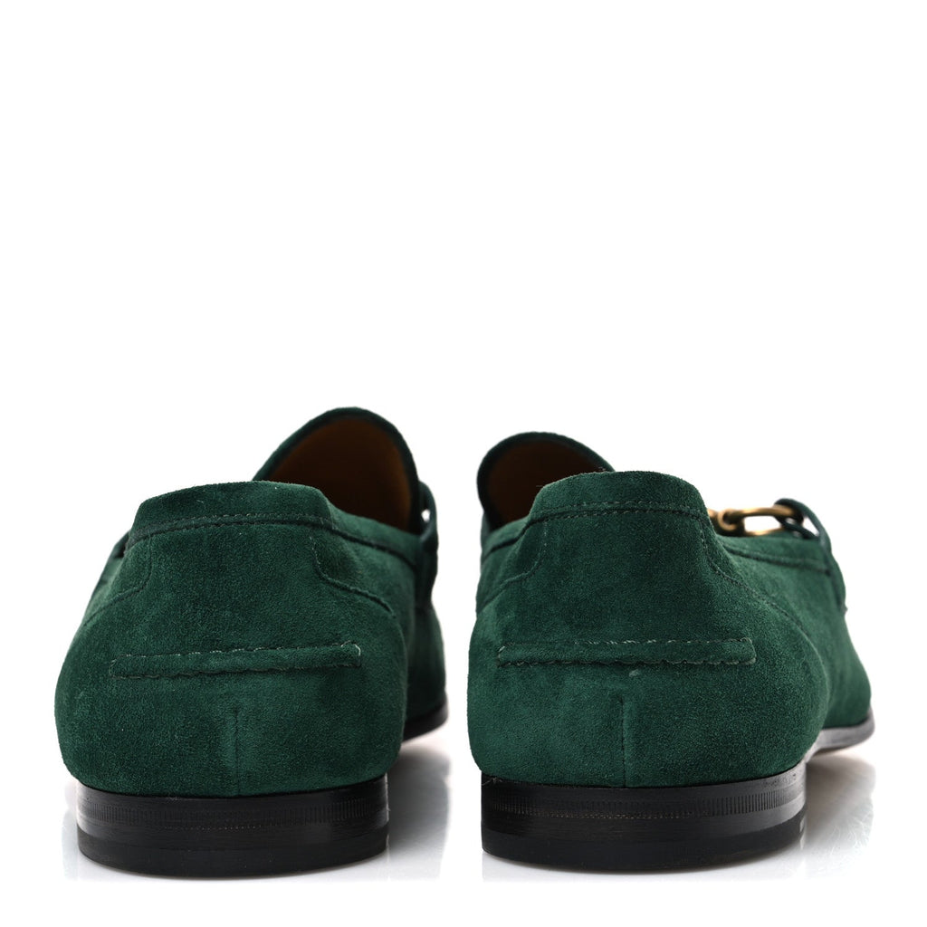 Suede Horsebit Mens Jordaan Loafers 10.5 Green