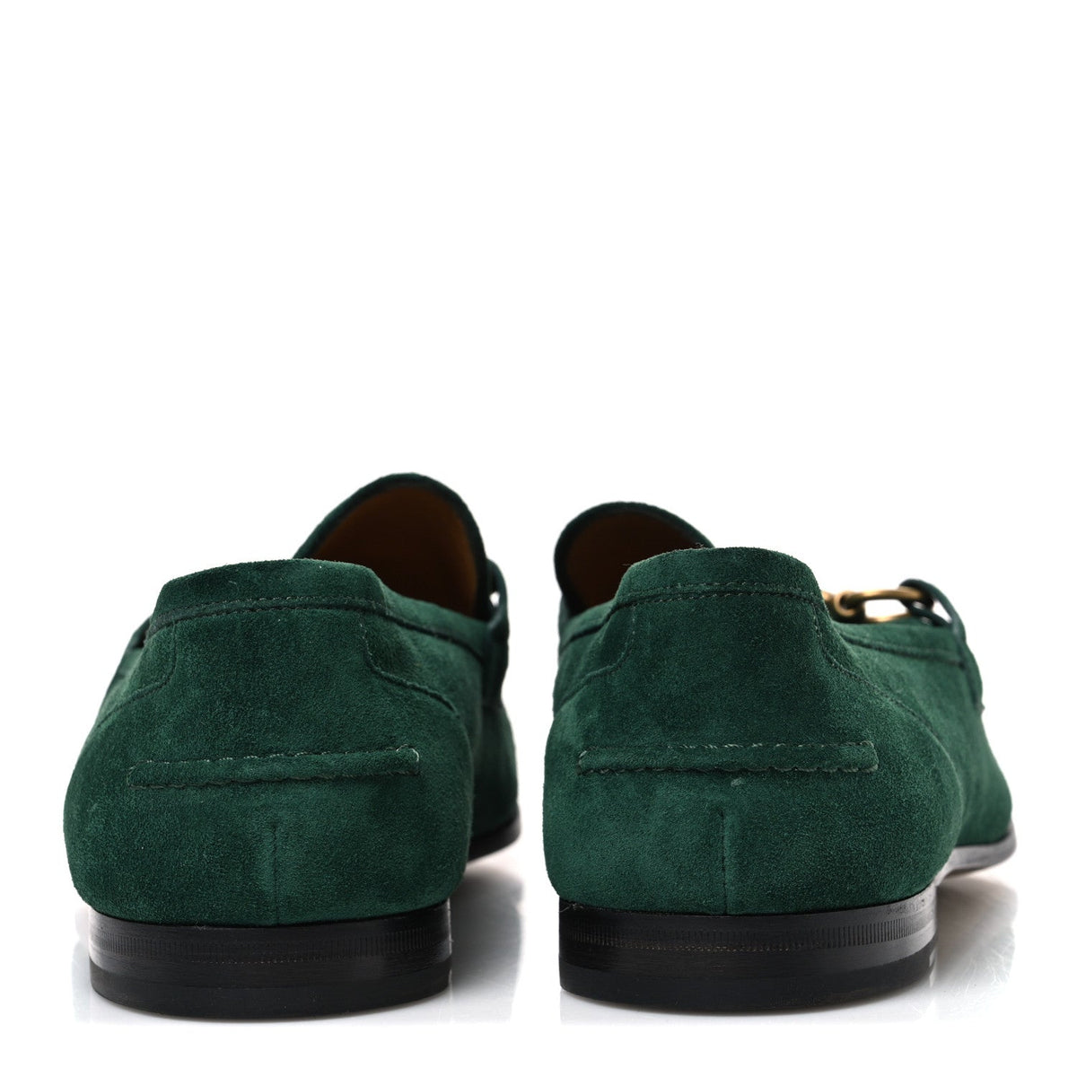 Suede Horsebit Mens Jordaan Loafers 10.5 Green