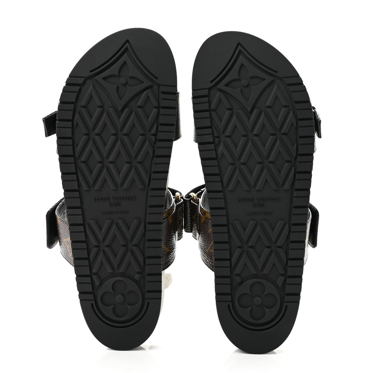 Monogram Bom Dia Mule Sandals 38.5 Black