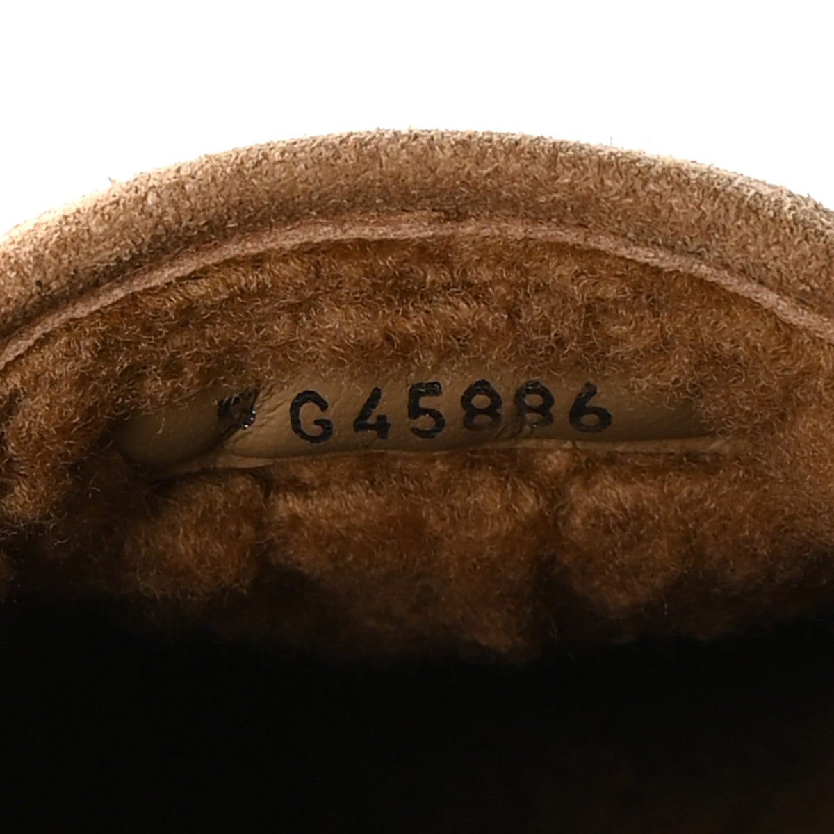 Suede Calfskin CC Loafers 37 Dark Beige