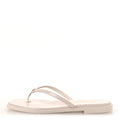 Goatskin CC Times Square Thong Sandals 37.5 White