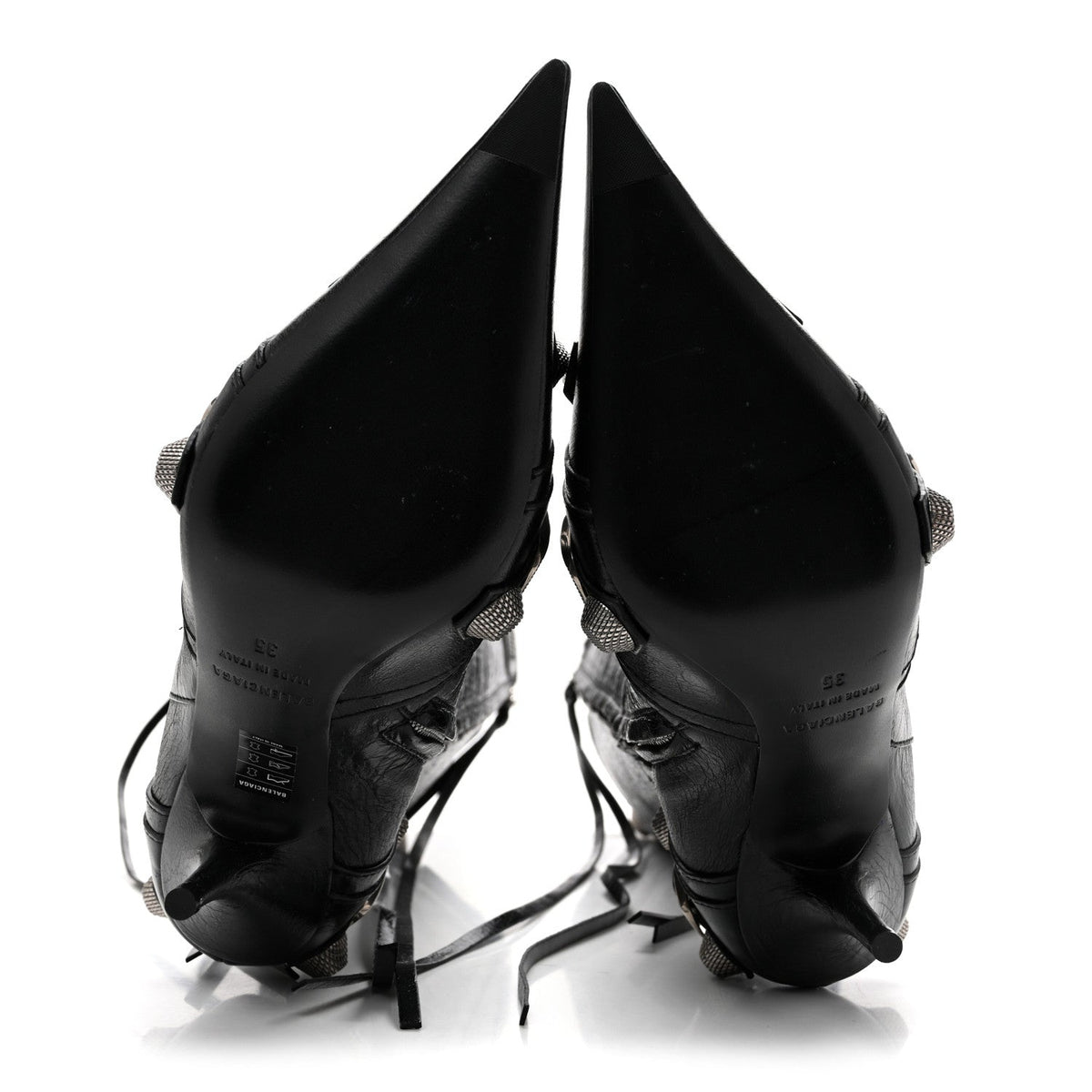 Agneau Arena Spike Spiked Cagole 90mm Boots 35 Black