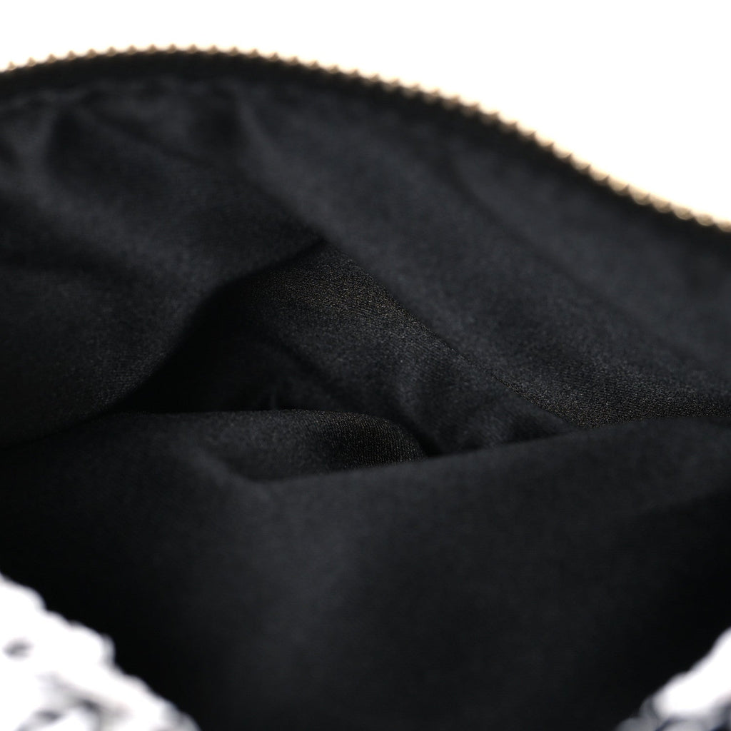 Sequin Coco Cuba Waist Bag Fanny Pack Black White