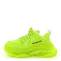 Fabric Mesh Clear Sole Womens Triple S Sneakers 37 Fluo Yellow