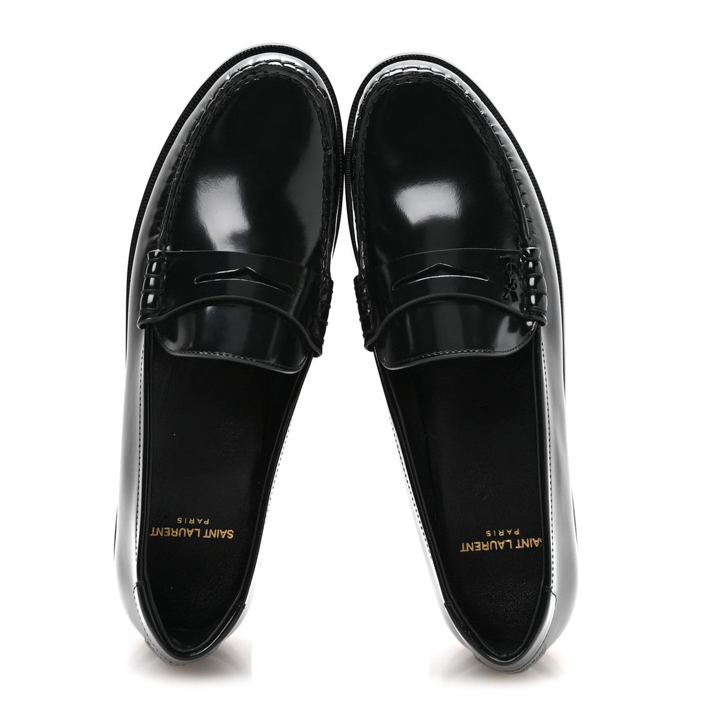 Magnum Lux Calfskin Mens Le Loafer 15 Moccassins 40 Black
