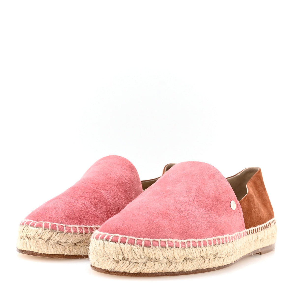 Suede Goatskin Womens Joven Espadrilles 37 Rose De Venise Gold