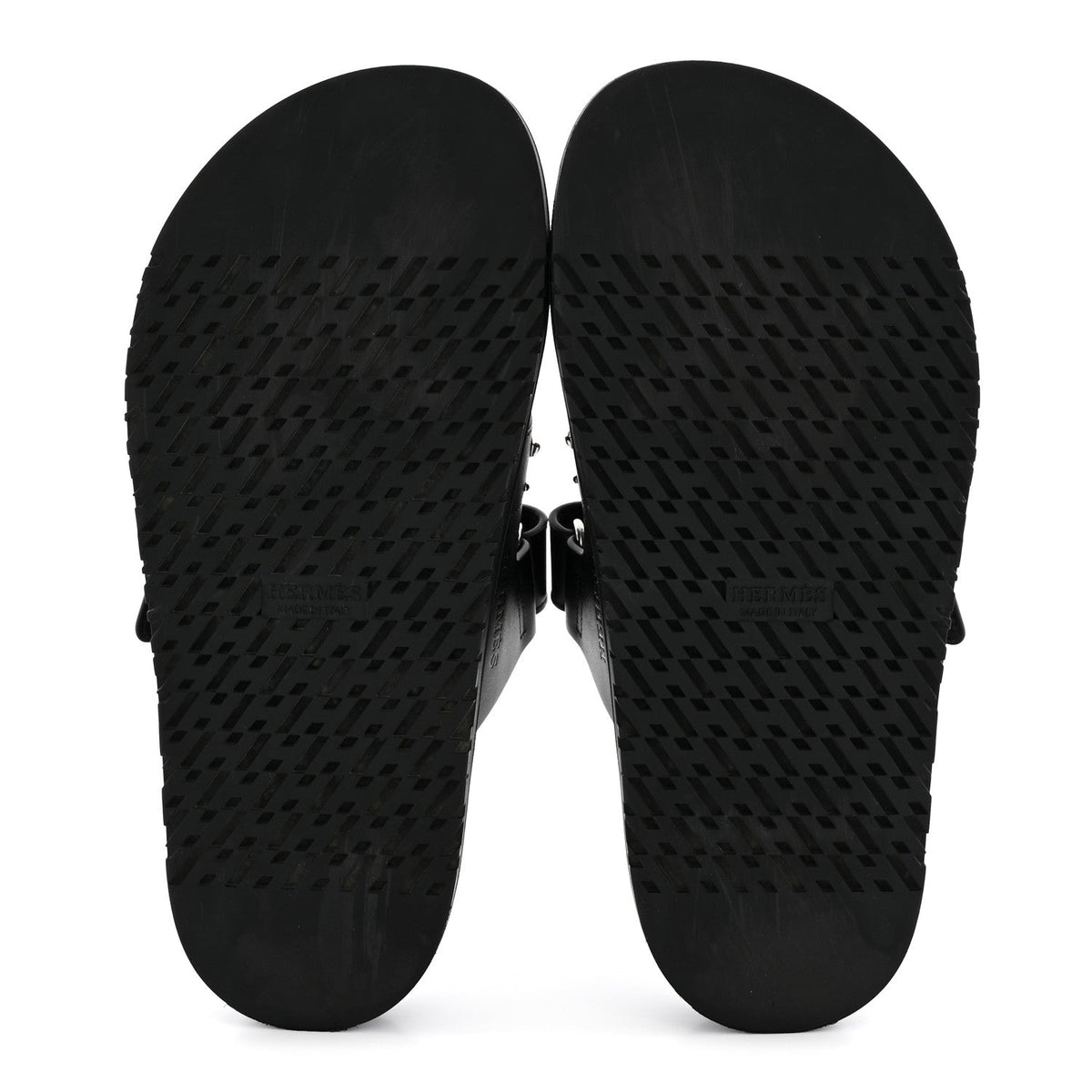 Calfskin Medor Studded Womens Chypre Sandals 37.5 Black