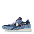 Monogram Denim Mesh Mens Run Away Sneakers 10 Blue