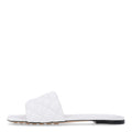 Nappa Matelasse Padded Flat Sandals 37.5 Optic White