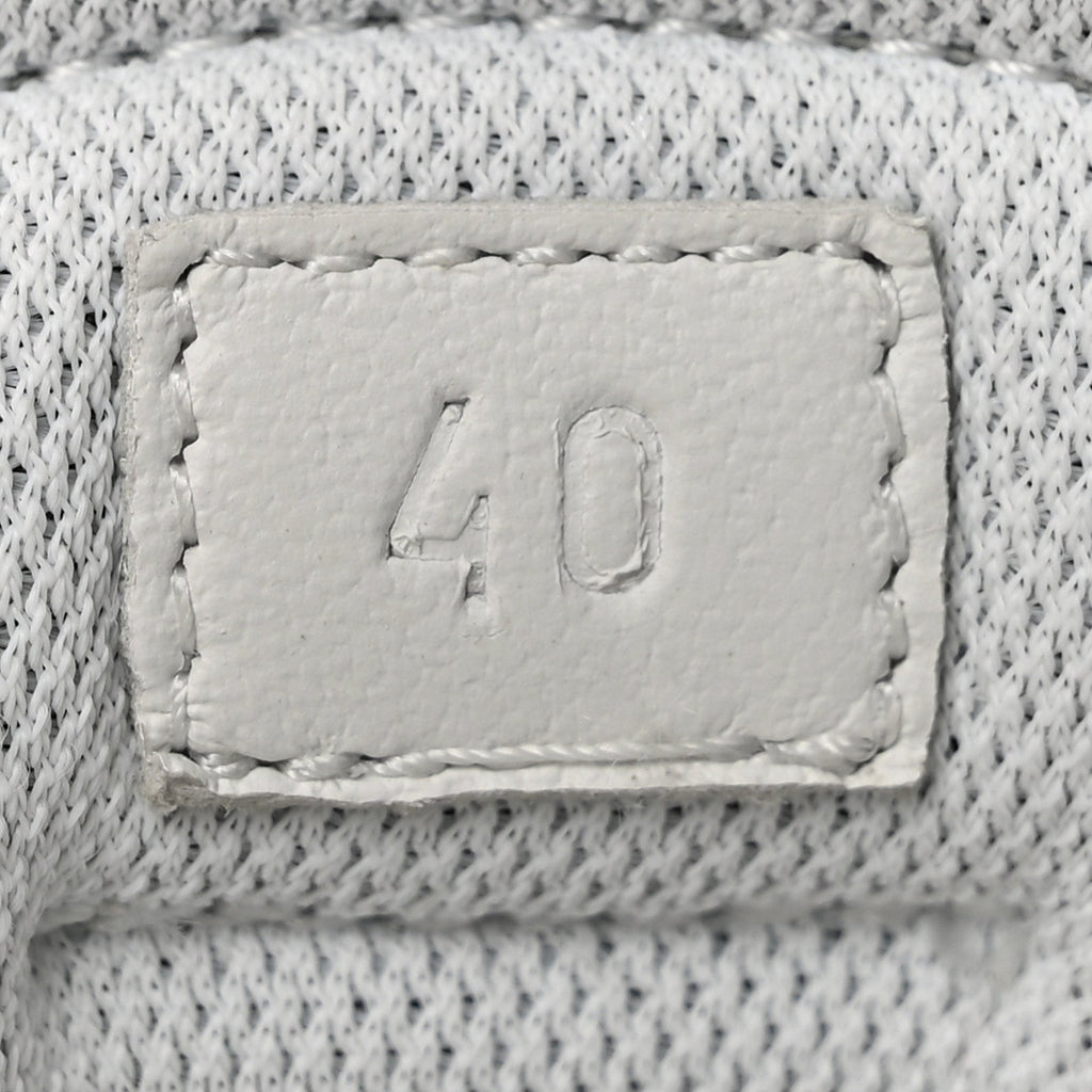 Suede Goatskin Jet Sneakers 40 Gris Arctique White