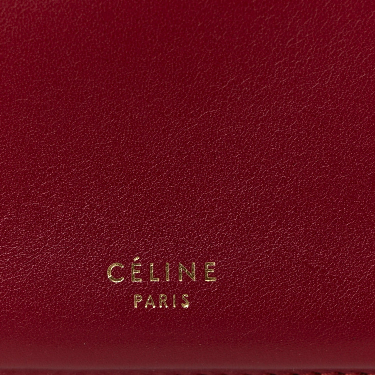 Patina Box Calfskin Medium Clasp Bag Scarlet