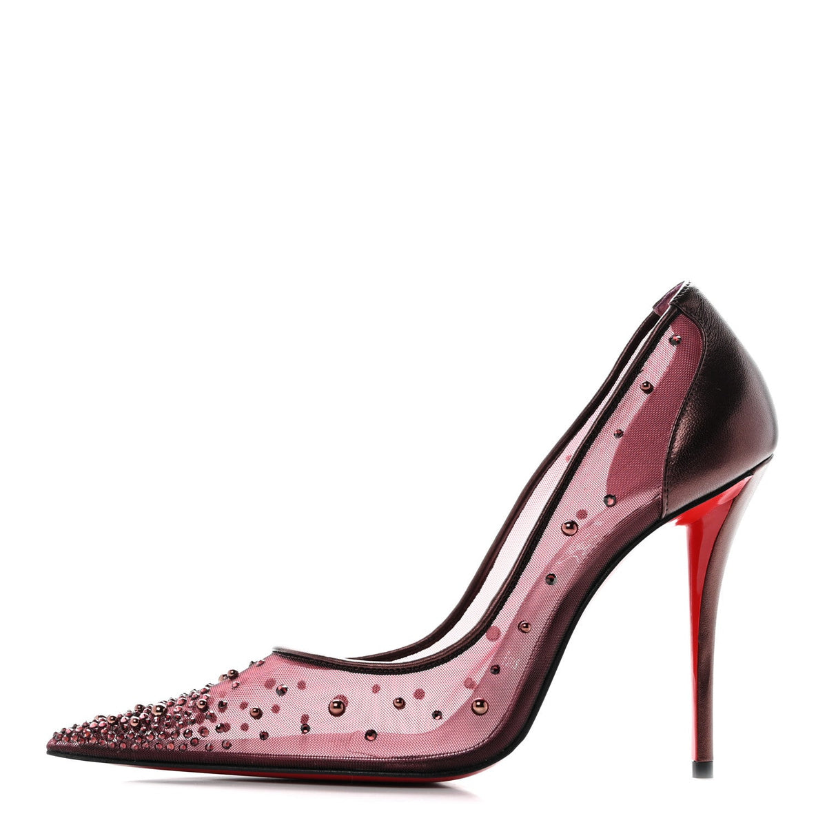 Rete Nappa Laminata Miss Z Degrastrass Perla 100 Pumps 40 Palacy