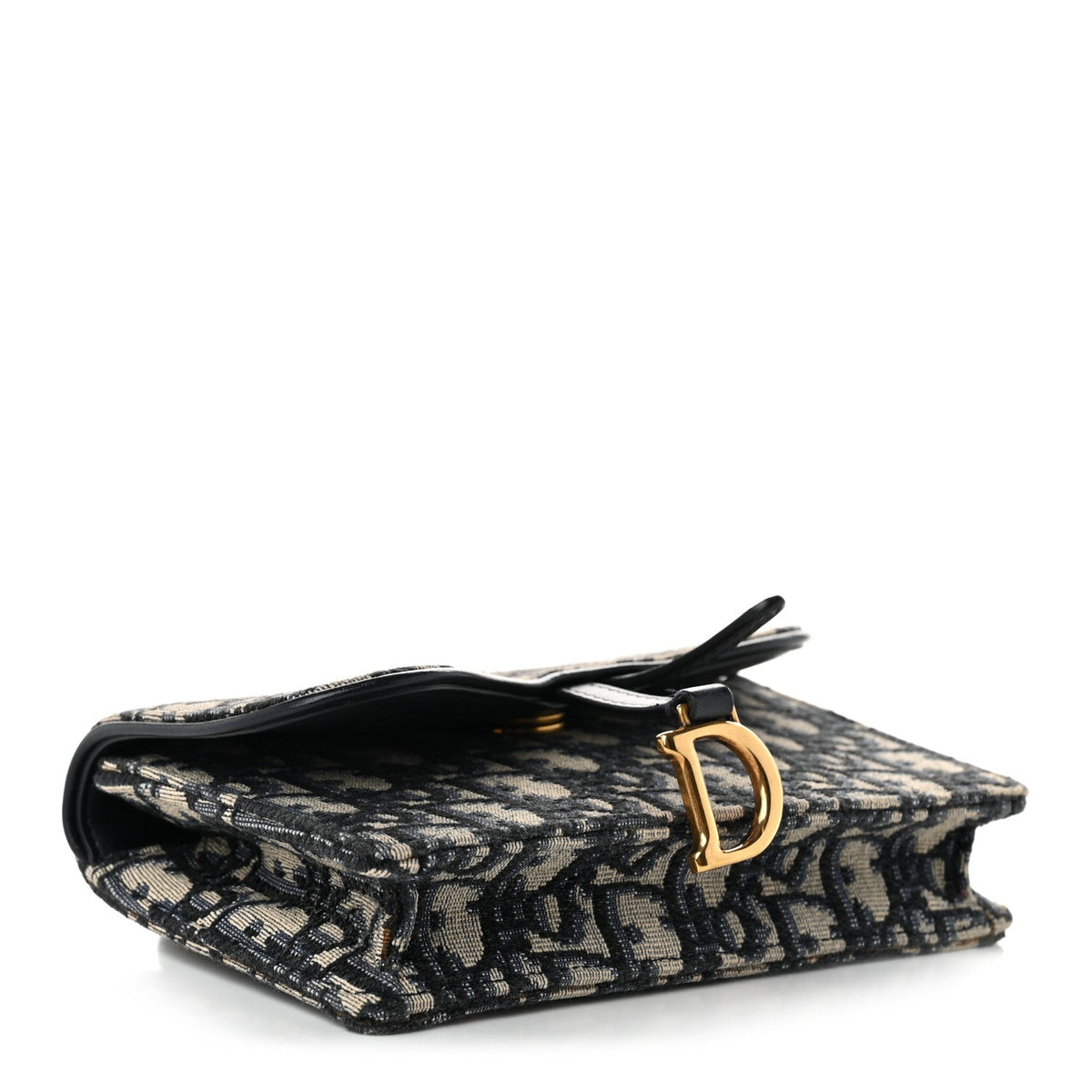 Oblique Saddle Belt Bag Blue