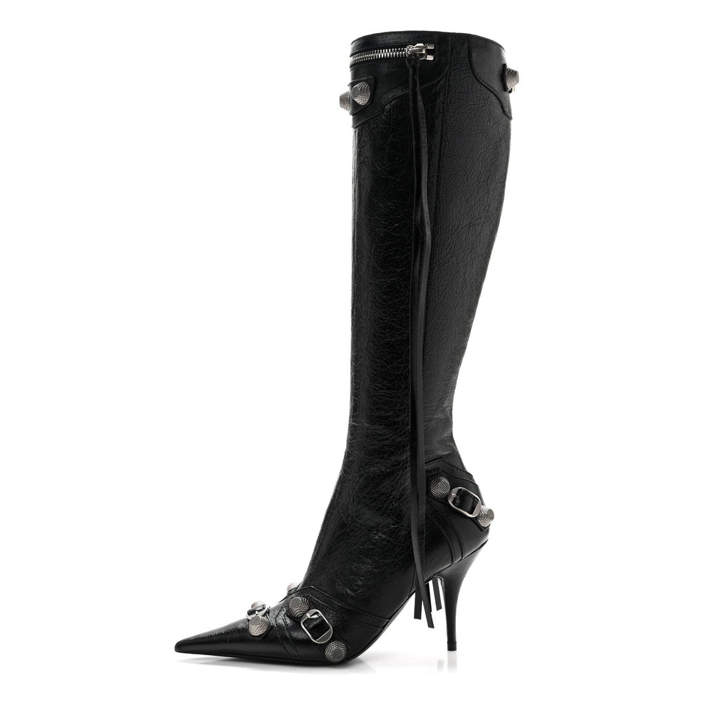 Agneau Arena Spike Spiked Cagole 90mm Boots 35 Black