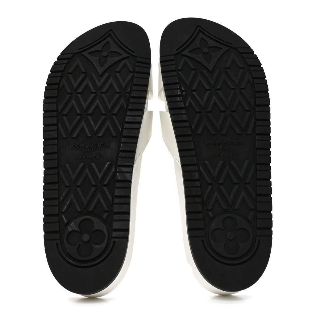 Calfskin LV Isola Sandals 40 White