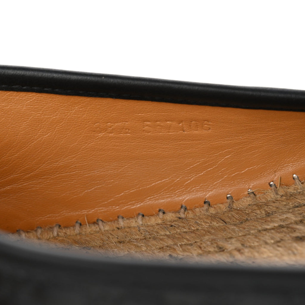 Microguccissima Signature Espadrilles 38.5 Black