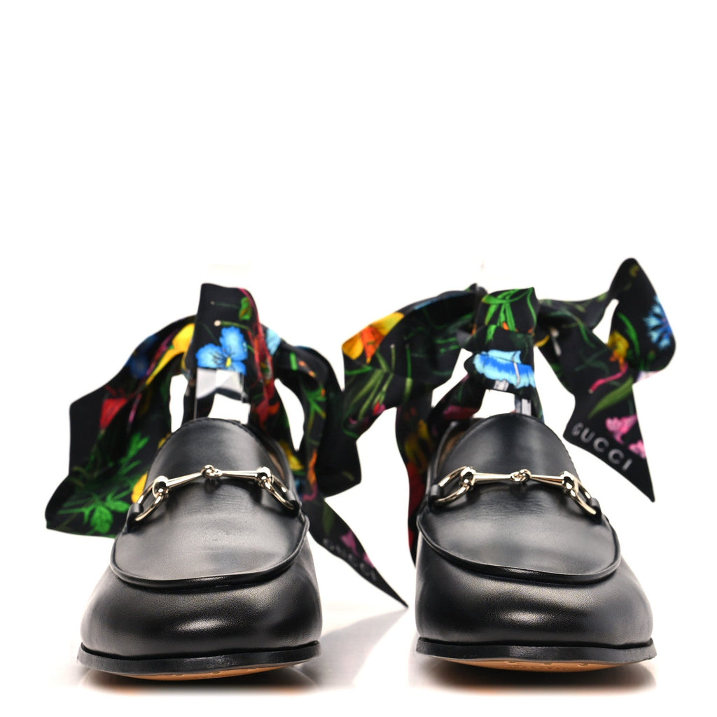 Betis Glamour Calfskin Silk Womens Jordaan Loafers 38 Black Multicolor