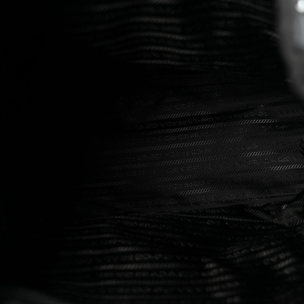 Re-Nylon Saffiano Medium Backpack Black