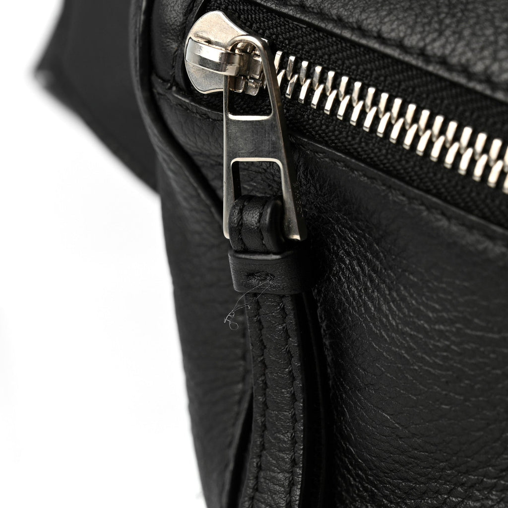 Calfskin Mini Puzzle Bumbag Black