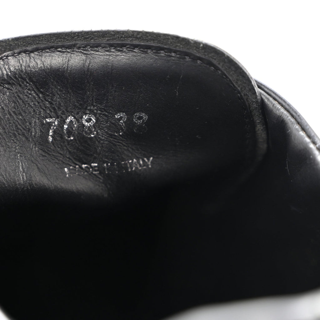 Spazzolato Rois Monolith 55mm Derby Loafers 38 Black