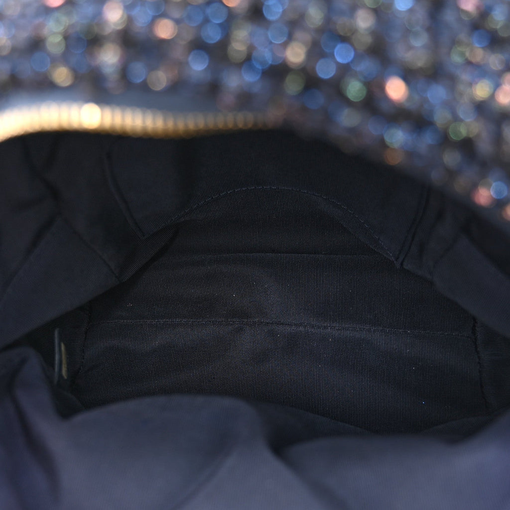 Tweed Front Pocket Backpack Navy