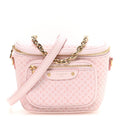Calfskin Minigram Mini Bumbag  Light Bliss