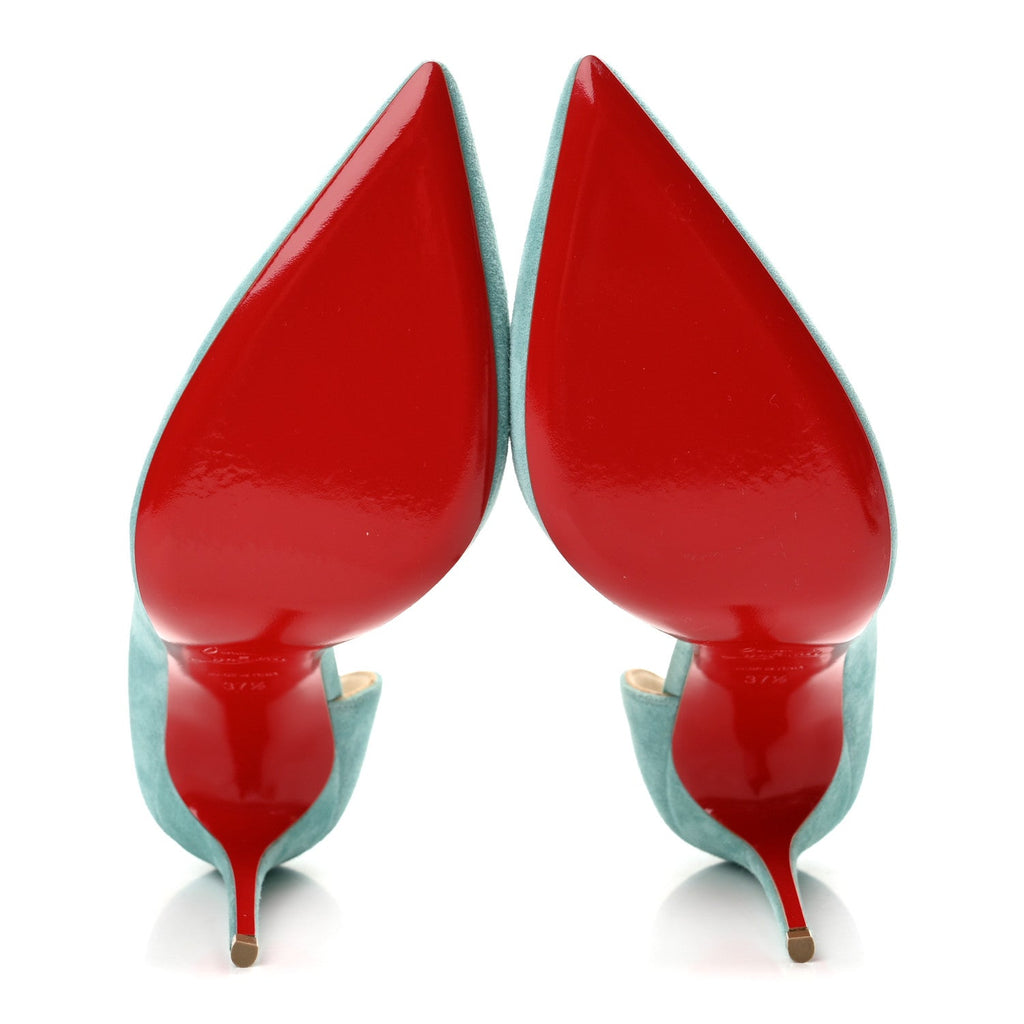 Suede Iriza 100 Pumps 37.5 Turquoise