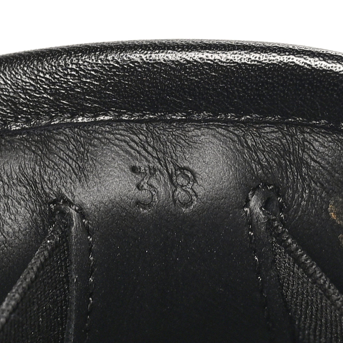 Suede Goatskin Nappa Jour Loafers 38 Black