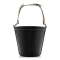 Calfskin Nappa Sardine Bucket Bag Black