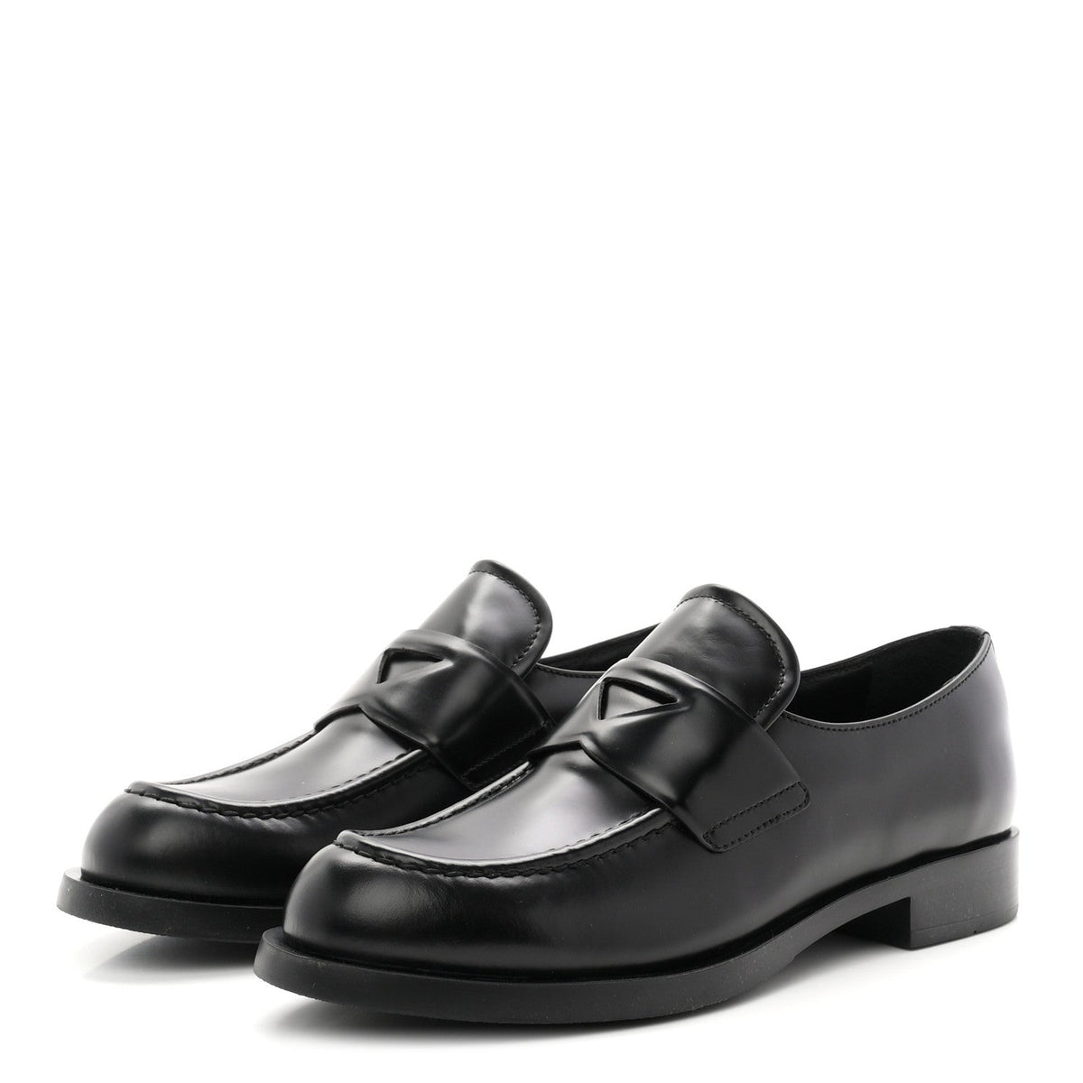 Spazzolato Loafers 40.5 Black
