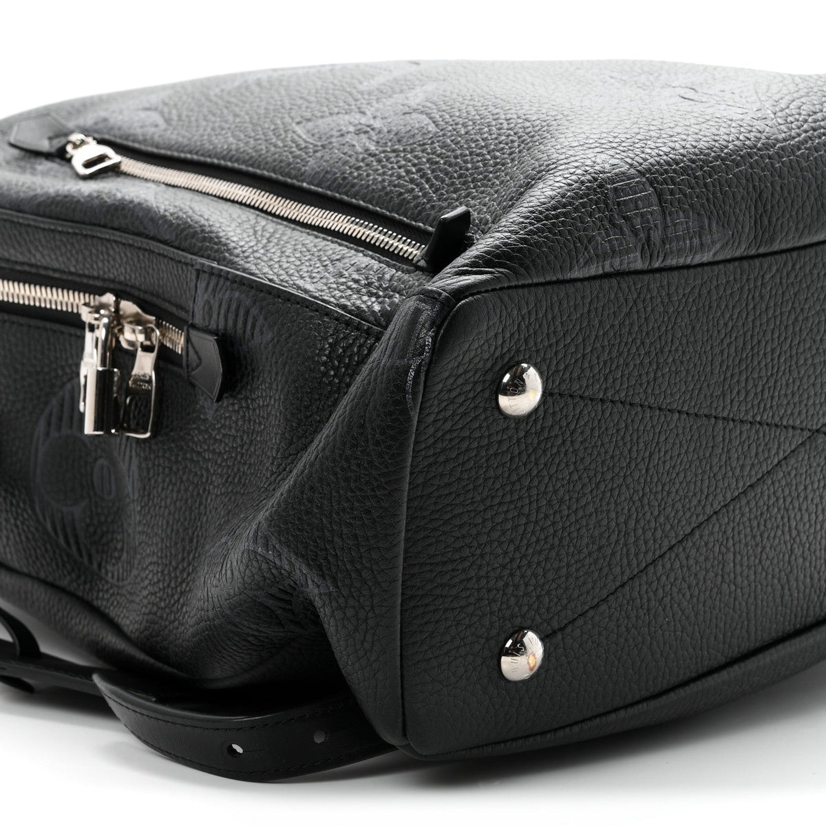 Taurillon Monogram Shadow Armand Backpack Black