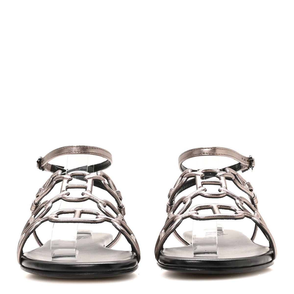 Metallic Nappa Naos Sandals 38 Champange