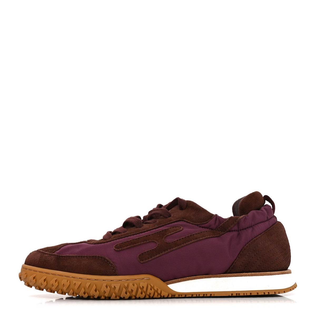 Suede Goatskin Jet Sneakers 37.5 Marron Palissandre