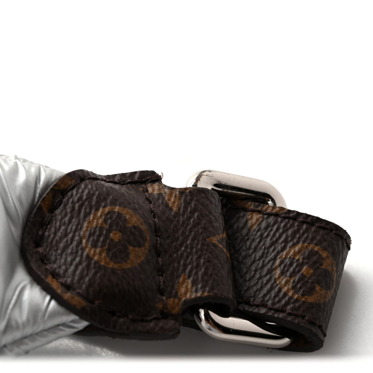 Econyl Monogram Pillow Bumbag Silver