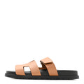 Calfskin Womens Chypre Sandals 40 Naturel
