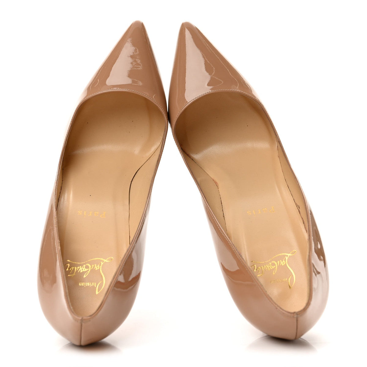 Patent Pigalle Follies 100 Pumps 40.5 Nude